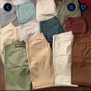 Used J.Crew Factory Chinos 12 total